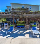 Pool Side Relaxing Area at Boltons Landing Apartments, Charleston